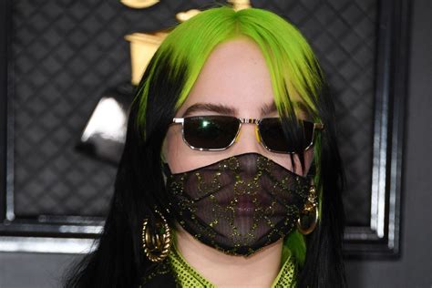 billie gucci face mask|Billie Eilish in Custom Gucci at the 2021 Grammy Awards.